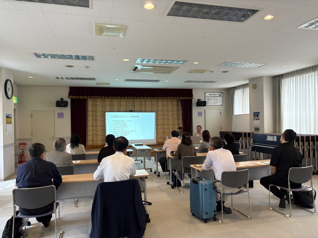 札幌で開催された相続セミナーの会場全体風景